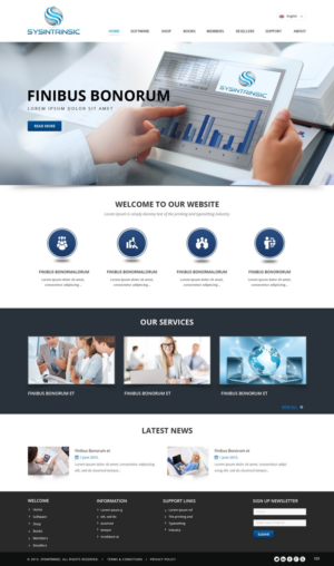 Web Design par pb pour Sysintrinsic | Design : #6971038