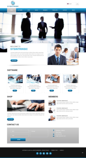 Web Design par pb pour Sysintrinsic | Design : #6971039