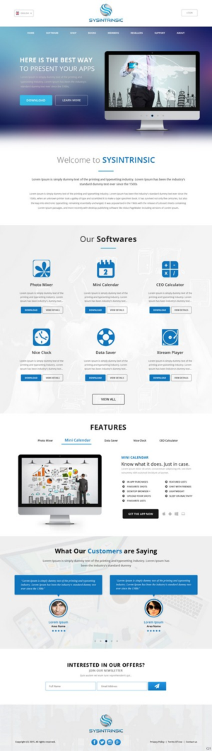 Web Design par pb pour Sysintrinsic | Design : #6976638