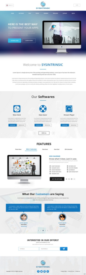 Web Design par pb pour Sysintrinsic | Design : #6976639
