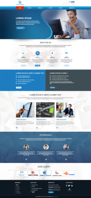 Web Design by debdesign for Sysintrinsic | Design #6963354