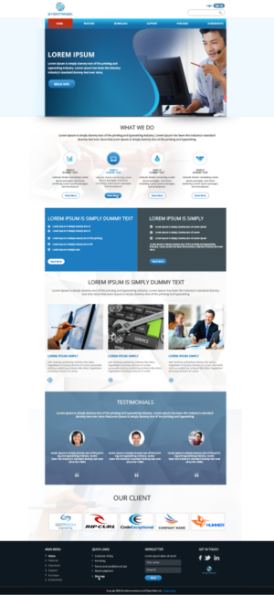 Web Design par debdesign pour Sysintrinsic | Design : #6963382