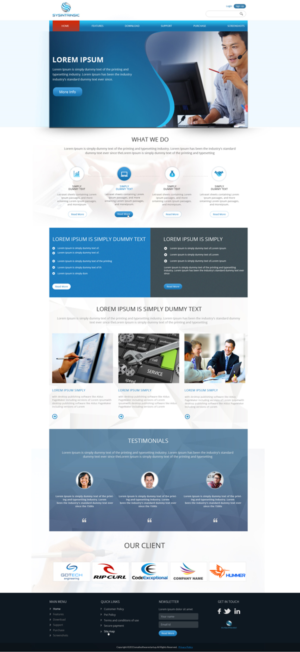 Web Design par debdesign pour Sysintrinsic | Design : #6963400