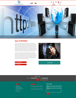 Web Design par Khulna pour Sysintrinsic | Design : #7093561