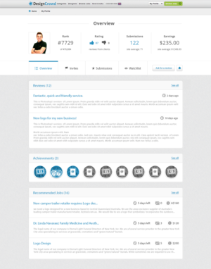 Diseño Web por Bradley Thornton para DesignCrowd LLC | Diseño #7095357