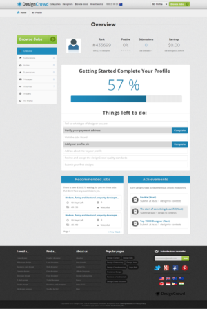 Diseño Web por webxvision para DesignCrowd LLC | Diseño #7079156