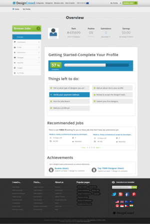 Web Design by webxvision for DesignCrowd LLC | Design: #7079169