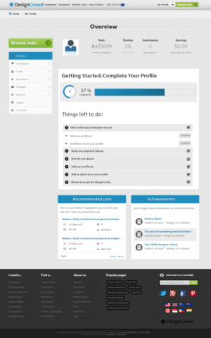 Web Design by webxvision for DesignCrowd LLC | Design: #7090287