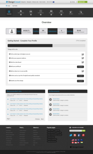 Web Design by Sujit Banerjee for DesignCrowd LLC | Design: #6975681
