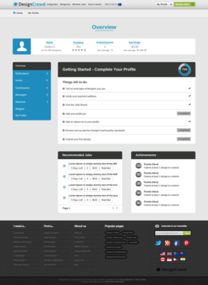 Web Design by Sujit Banerjee for DesignCrowd LLC | Design: #6975729