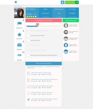 Web Design by umarstudio for DesignCrowd LLC | Design: #7142195