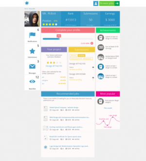 Web Design by umarstudio for DesignCrowd LLC | Design: #7276956