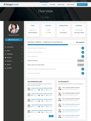 Web Design by sales 16 for DesignCrowd LLC | Design: #6963680