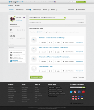 Diseño Web por chan para DesignCrowd LLC | Diseño #7156726