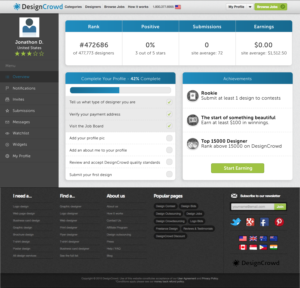 Web Design by herv for DesignCrowd LLC | Design: #7136434
