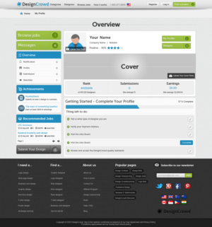 Web Design by vishakha_regal for DesignCrowd LLC | Design: #7077357