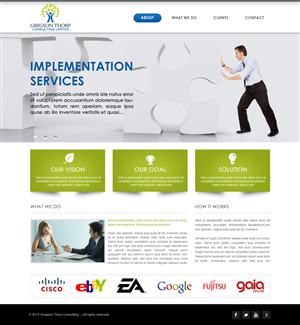 Web Design by DIO for Gregson Thorp Consulting Limited | Design: #1935784