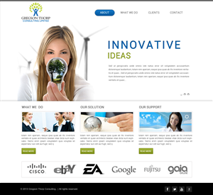 Web Design by DIO for Gregson Thorp Consulting Limited | Design: #1935803