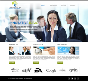 Web-Design von DIO für Gregson Thorp Consulting Limited | Design #1935809