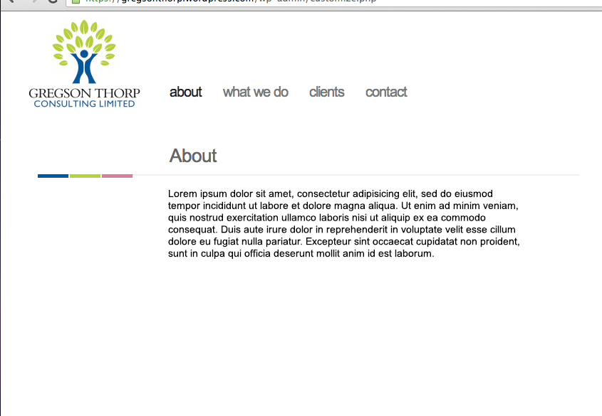 Web Design par chrisdunne pour Gregson Thorp Consulting Limited | Design #1934012