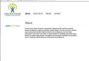 Web Design by chrisdunne for Gregson Thorp Consulting Limited | Design: #1934012