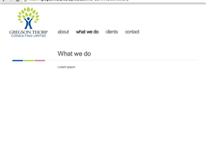 Web Design by chrisdunne for Gregson Thorp Consulting Limited | Design: #1934015