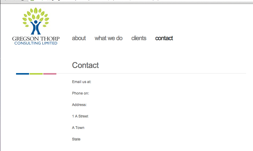 Web-Design von chrisdunne für Gregson Thorp Consulting Limited | Design #1934019