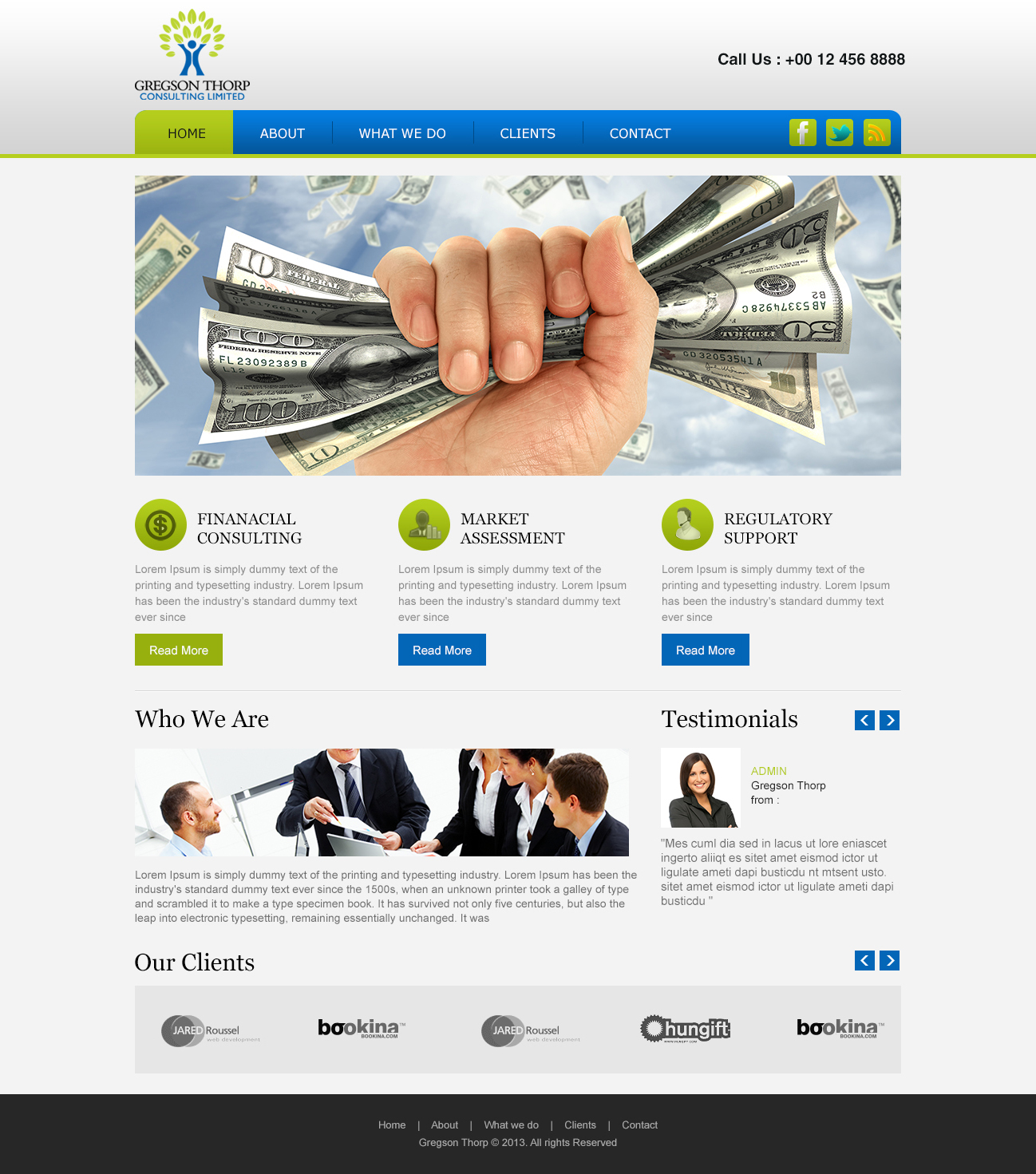 Web Design par Empireweb pour Gregson Thorp Consulting Limited | Design #1936263