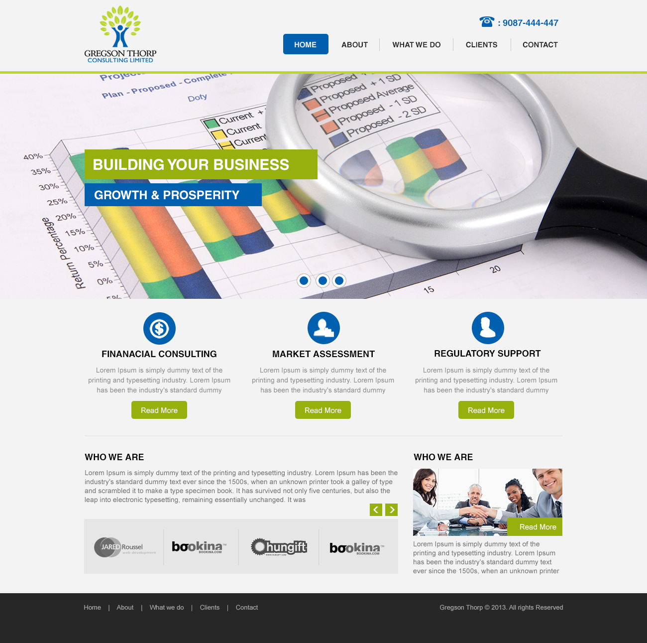 Web Design by Empireweb for Gregson Thorp Consulting Limited | Design #1936266