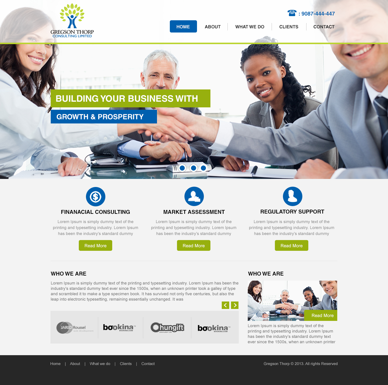 Web Design by Empireweb for Gregson Thorp Consulting Limited | Design #1936289