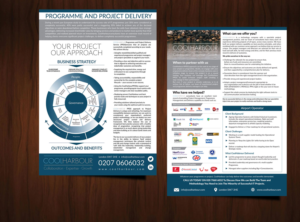 Brochure Design by uk for CoolHarbour | Design: #7090773