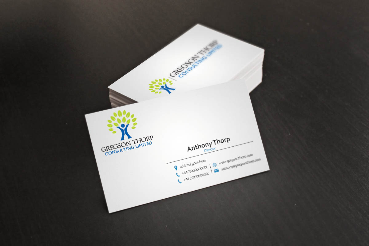 Diseño de Tarjeta de Presentación por Ben-WIn para Gregson Thorp Consulting Limited | Diseño #1865702