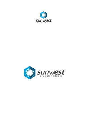 Logo Design by alok bhopatkar for Sunwest Drywall & Stucco | Design: #1826999
