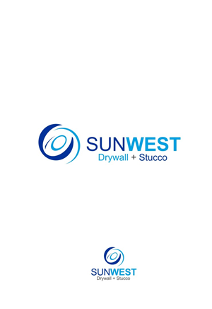 Logo Design by alok bhopatkar for Sunwest Drywall & Stucco | Design: #1828706
