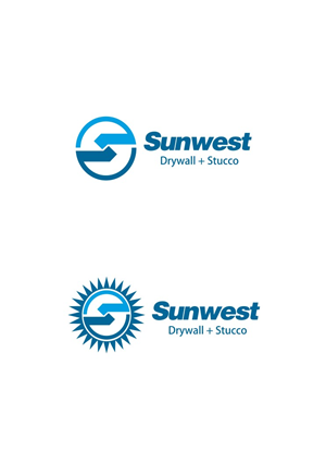 Logo Design by alok bhopatkar for Sunwest Drywall & Stucco | Design: #1828736