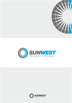 Logo Design by alok bhopatkar for Sunwest Drywall & Stucco | Design: #1837832