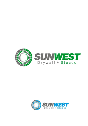 Logo Design by alok bhopatkar for Sunwest Drywall & Stucco | Design: #1837851