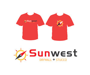 Logo Design by Crest Logo Designs for Sunwest Drywall & Stucco | Design: #1819420