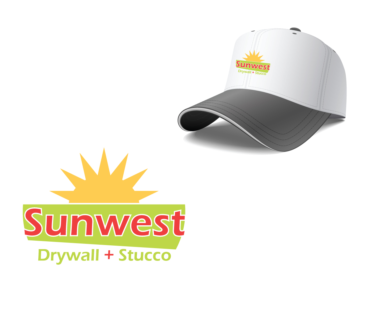 Logo Design by Crest Logo Designs for Sunwest Drywall & Stucco | Design #1819424