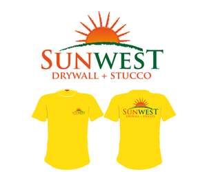 Logo Design by Crest Logo Designs for Sunwest Drywall & Stucco | Design: #1822987