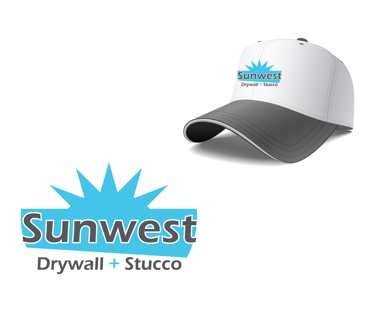 Diseño de Logo por Crest Logo Designs para Sunwest Drywall & Stucco | Diseño #1824497