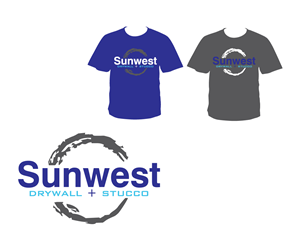 Logo Design by Crest Logo Designs for Sunwest Drywall & Stucco | Design: #1824506