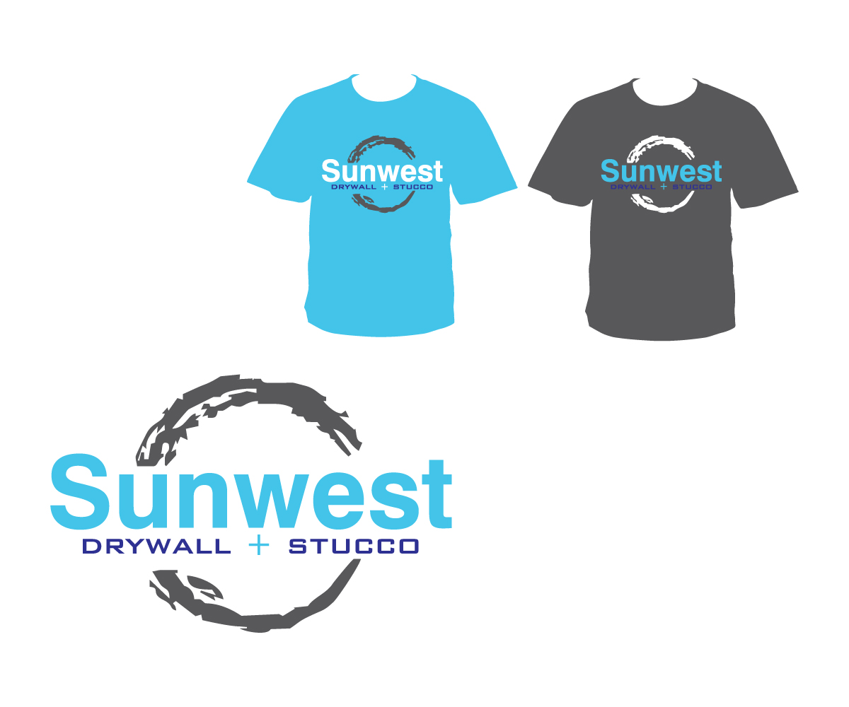 Diseño de Logo por Crest Logo Designs para Sunwest Drywall & Stucco | Diseño #1824508