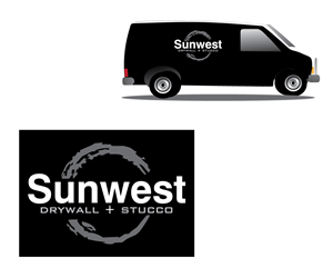 Logo Design by Crest Logo Designs for Sunwest Drywall & Stucco | Design: #1824524