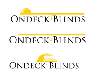 Logo Design by Hana M. for ondeck blinds  | Design: #6958575