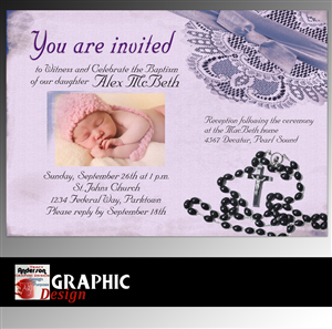 Design Invitation par Anderson Graphic Design pour ce projet | Design : #362229