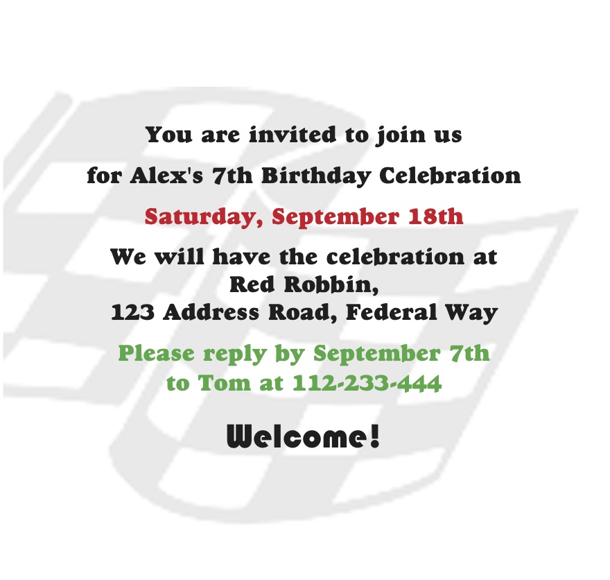 Invitation Design by kelcjean for this project | Design #372483