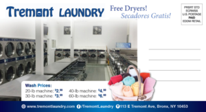 Diseño de Postal por PAS-CREATIVE para Tremont Laundry | Diseño: #6993728