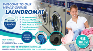 Postkarten-Design von rkailas für Tremont Laundry | Design: #7073773