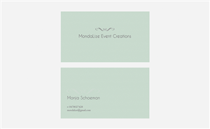 Visitenkarten-Design von Teresa für dieses Projekt | Design: #1800399